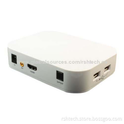 3D Blu-ray HD Smart Media Player, Supports Up to 1,080 Pixels, USB Storage, VGA Output